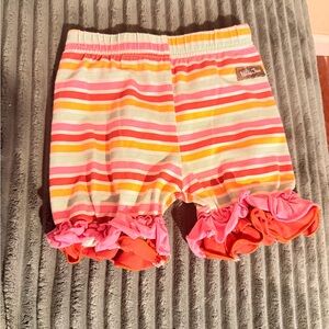 Matilda Jane Pink and Orange Striped Diaper Cover